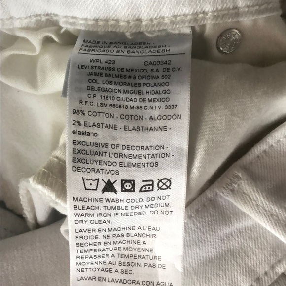 DENIZEN - NWT -white distressed -Sz 15 juniors - Picture 5 of 10